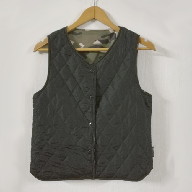 เสื้อกั๊กนวม ใส่ได้ 2 ด้าน น่ารักมากกก