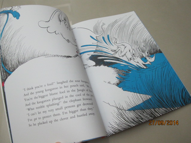 Horton Hears a Who! by Dr. Seuss หนังสือนิทาน ดร.ซูสส์ ปกอ่อนเล่มโต
