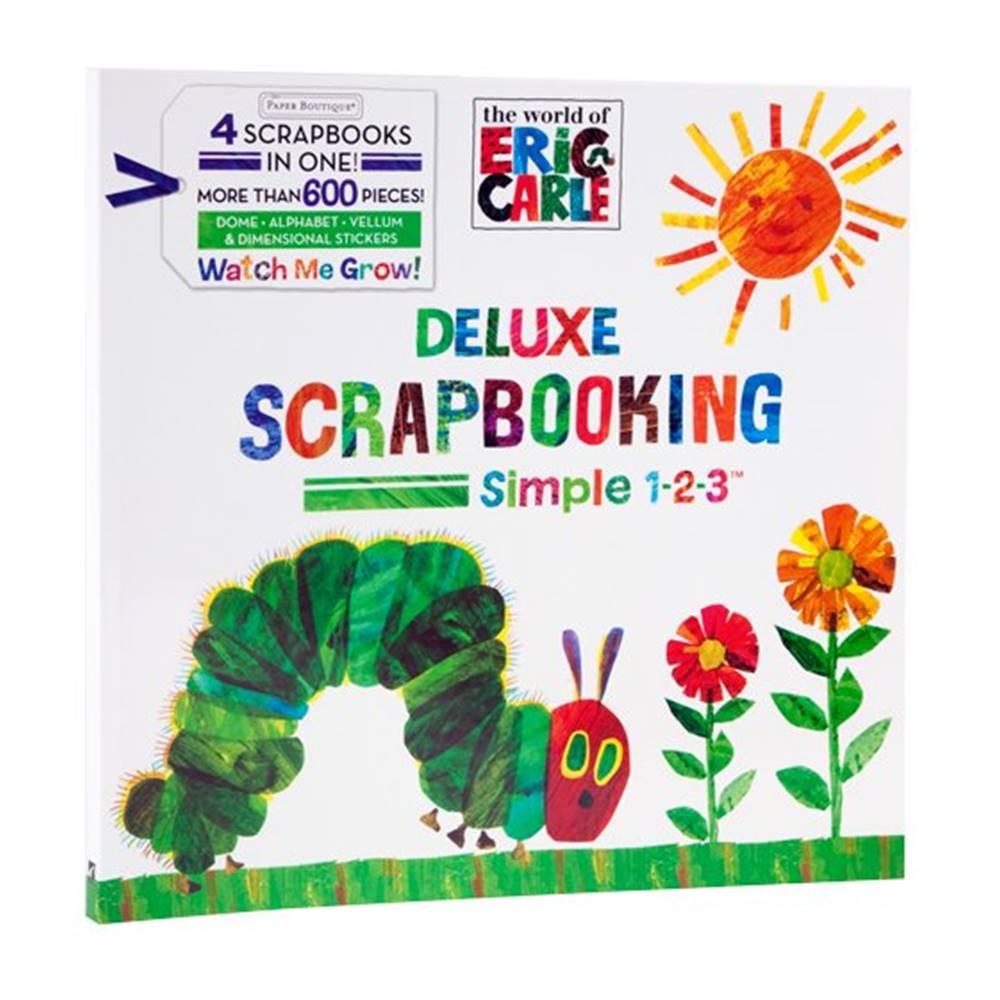 The World of ERIC CARLE : Deluxe Very Hungry Caterpillar Scrapbooking - Simple 1-2-3 หนังสือประดิษฐ์อัลบั้มภาพ อิริค แคลร์ หนอนจอมตะกละ