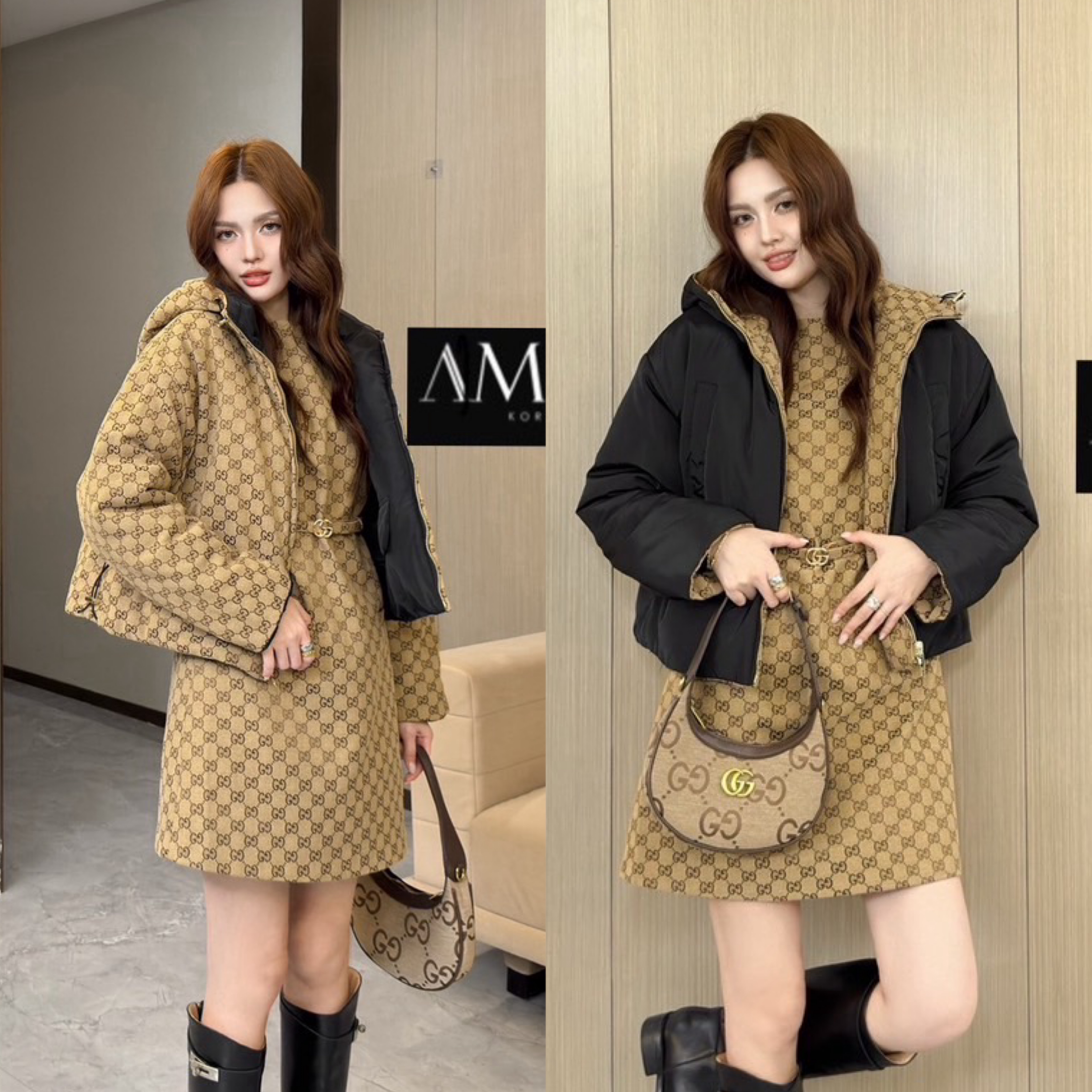 JACKET GG BOMBER SS24 งาน 1 : 1 เลยน้า งานสวยสุดดด ปังงง...ใส่ได้ทั้ง 2 ด้าน....แม่ในช๊อปปปตัวละ สามแสนนค้า เก็บด่วนนนน รุ่นนี้คืองานพิเศษ !! Luxury Premium Set สวยหรูดูแพง คุ้มค่ามากๆ ต้องจัดดด จับงานแล้ว สวย ผ้าดีม๊ากกก ใส่สบาย : สินค้าคุณภาพ (พร้อมส่ง)