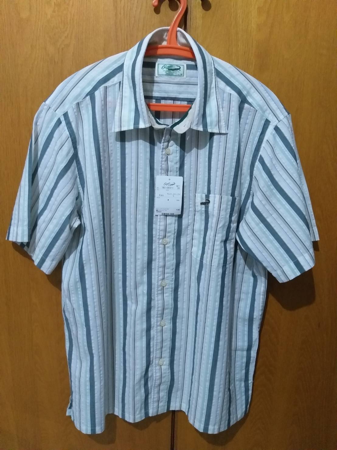 เสื้อเชิ้ตแขนสั้น Crocodile ใหม่ป้ายห้อยจากญี่ปุ่น