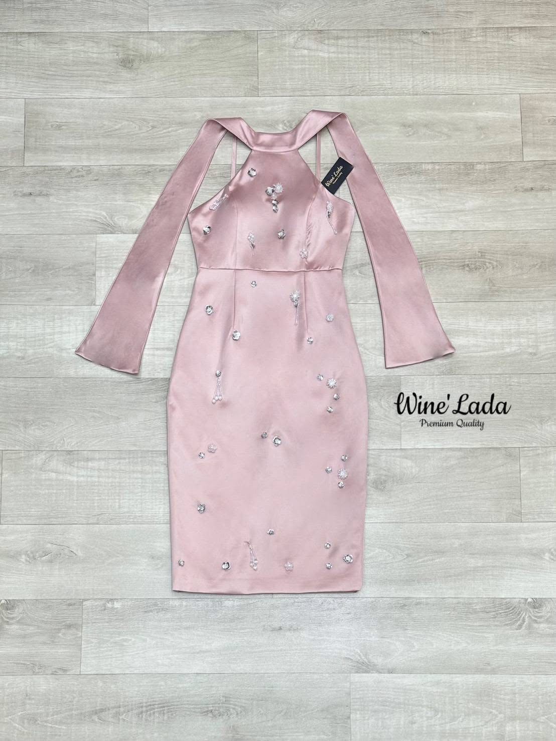 เดรสออกงานแต่งอะไหล่เพิ่มความแพง โทนสีละมุนจิตละมุนใจ หน้าอกมีฟองน้ำ ทรงสวยเป๊ะเว่อร์ ใส่สบาย : สินค้าคุณภาพ (พร้อมส่ง)