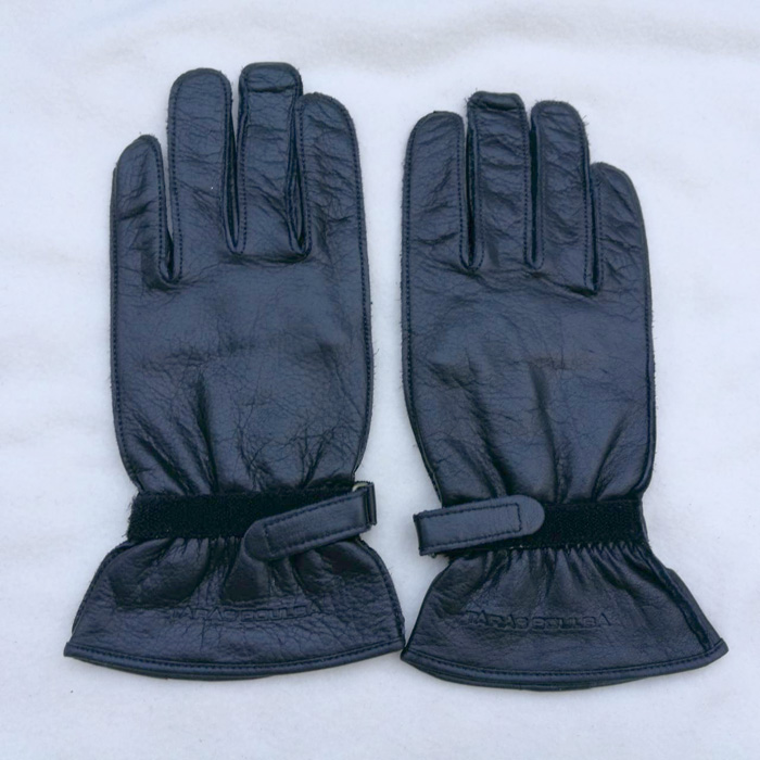 ถุงมือชาย หนังแท้สีดำ (ของใหม่)