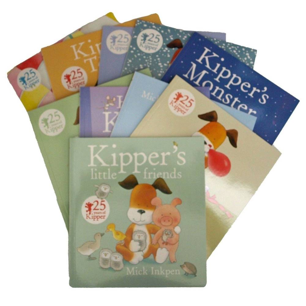 Kipper Storybook Collection : Mike Inkpen 25th years of Kipper 10 Boos เซตหนังสือคิปเปอร์ ไมค์ อิงค์เพน