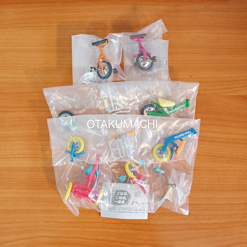 กาชาปองโมเดลรถจักรยาน 1-2-3 ล้อ