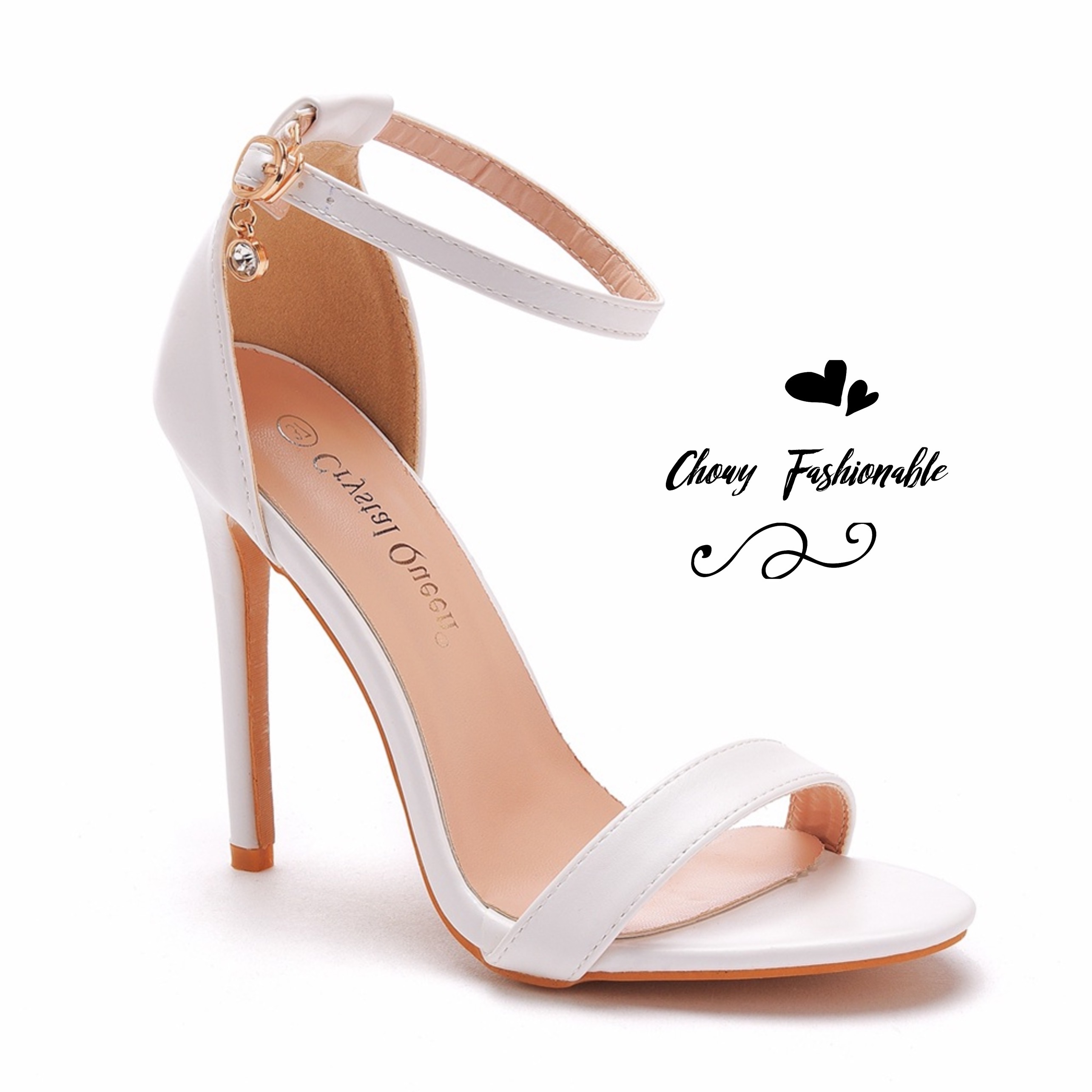 รองเท้าส้นสูงไซส์ใหญ่ 38-46 สูง 4 นิ้ว ส้นสูงนางแบบ ไซส์ใหญ่ KR1099H11