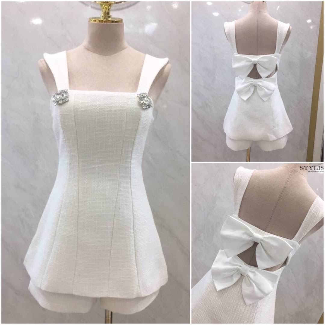 เซตเสื้อสายเดี่ยว มาพร้อมกางเกงขาสั้นเข้าชุด ใส่สวยดูดี ใส่ได้หลายโอกาส สินค้าคุณภาพ (พร้อมส่ง)