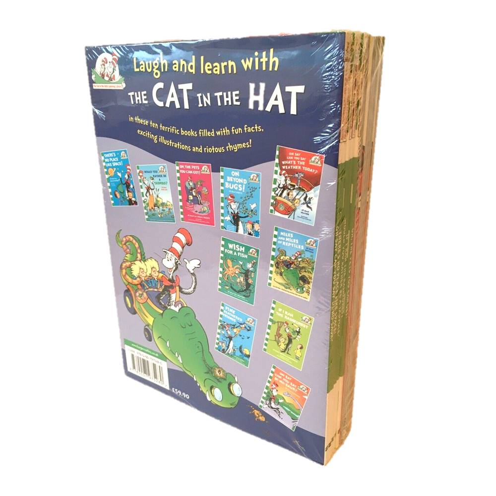 Dr. Seuss The Cat in the Hat 's Learning Library : 10 Book Collection : Laugh and Learn in Fun Facts : เซตหนังสือความรู้กับ ดร ซูสส 10 เล่ม