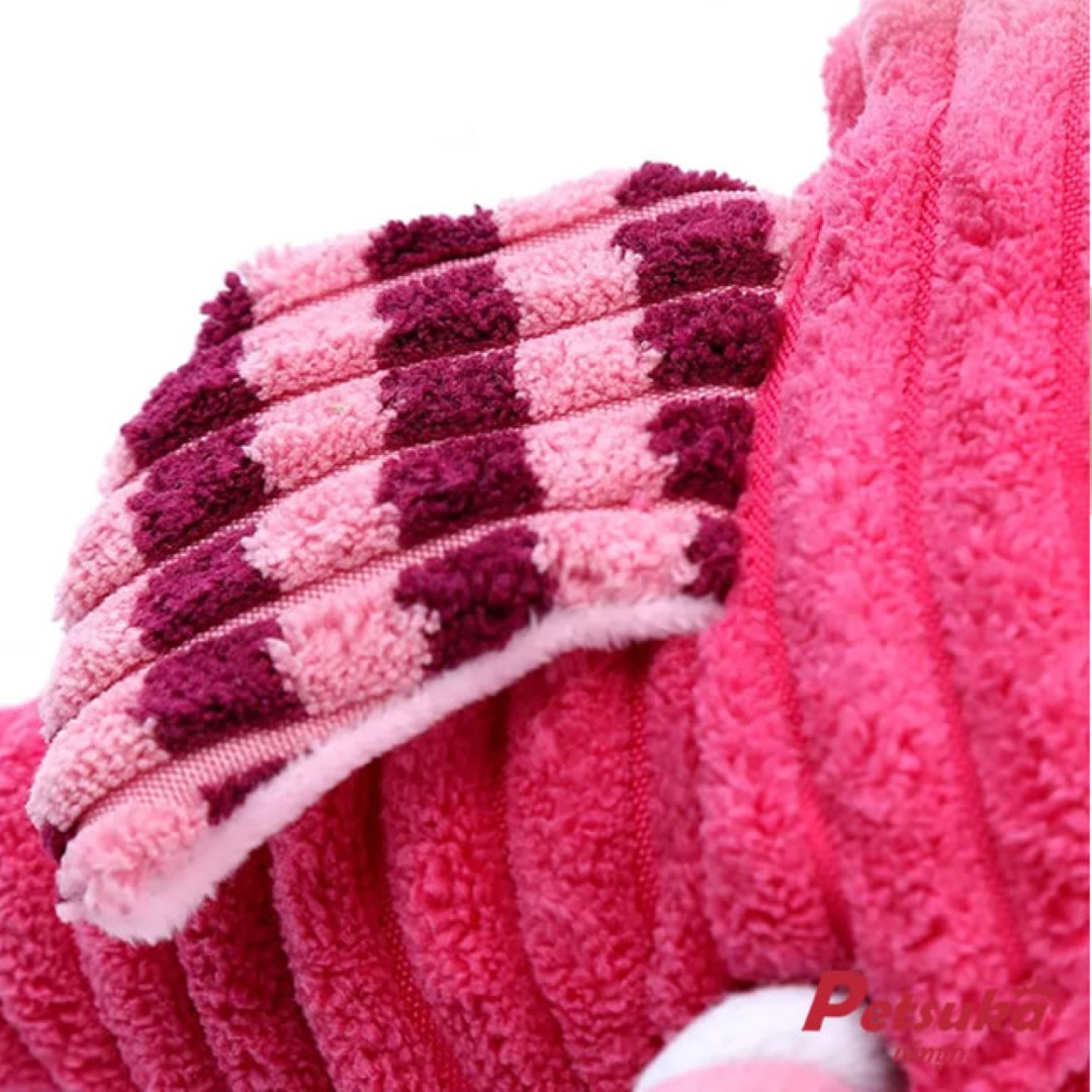 ตุ๊กตาสุนัข Petsuka ตุ๊กตานกฟลามิงโก้มีเสียง ตุ๊กตาขัดฟันสัตว์เลี้ยง