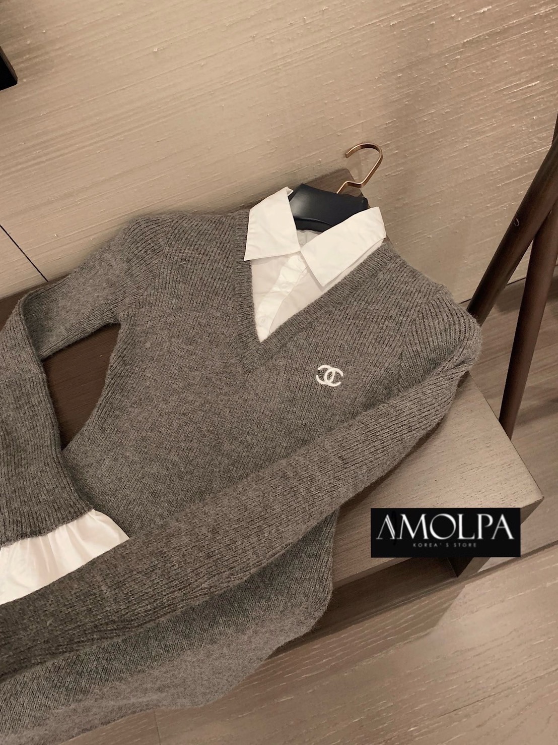 DRESS ไหมพรม CC KNITT ชนช๊อปปปนะคะ งานสวย ครบ ปั้มทุกจุด เนื้อผ้าดีม๊ากกกก ผ้าใส่สบายมาก ใส่สบาย : สินค้าคุณภาพ (พร้อมส่ง)