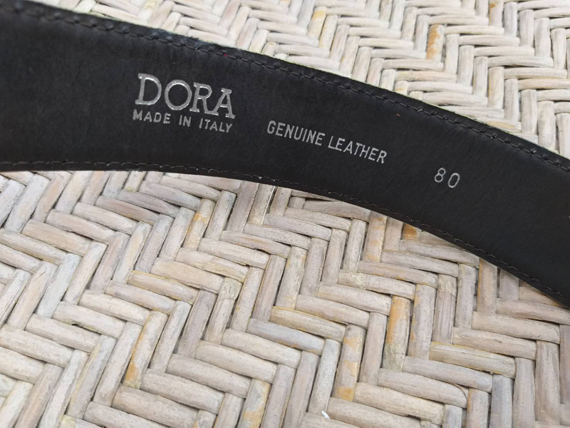 เข็มขัดหนังแท้ DORA Made in ITALY