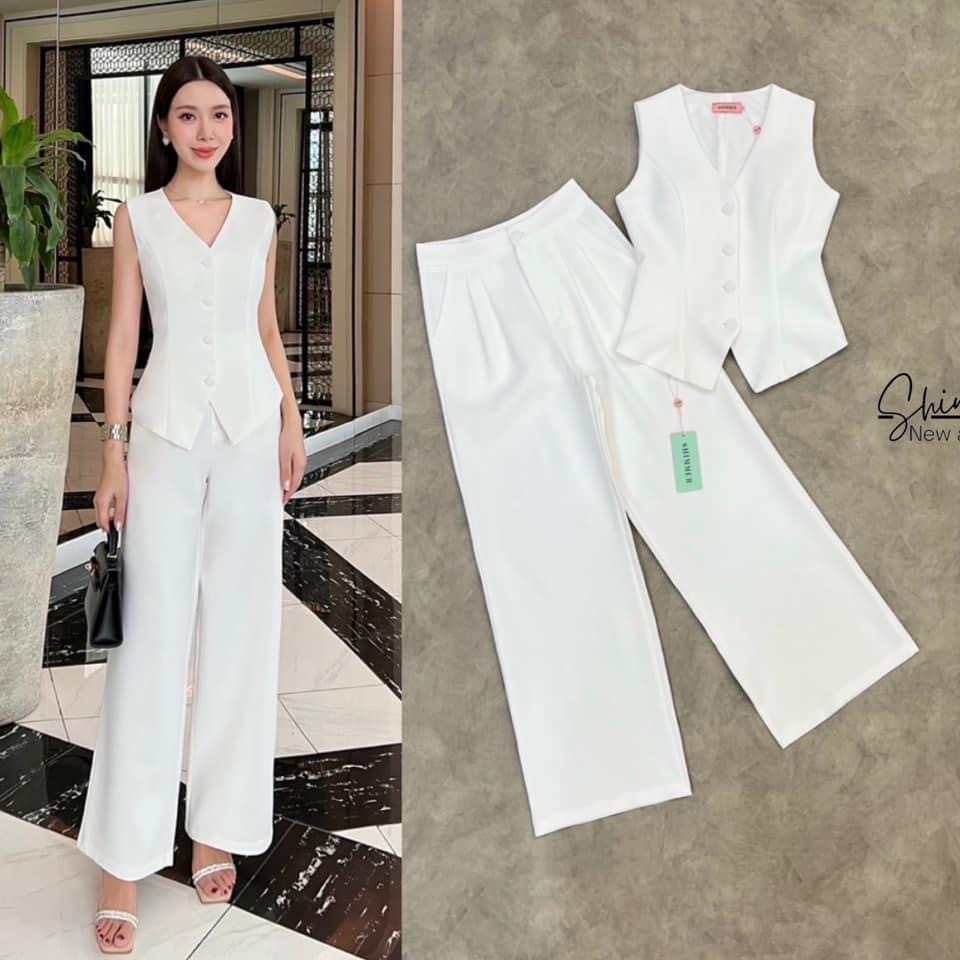 เซตกางเกงเนื้อผ้าชาร์ลอตต์ผิวละเอียด แพทเทิร์นสวยเข้ารูป : สินค้าคุณภาพ (พร้อมส่ง)