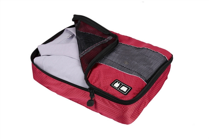 Bagsmart กระเป๋าจัดระเบียบเดินทาง 3 ใบต่อชุด ใส่เสื้อ, กางเกง, กระโปรง, ผ้าขนหนู (Bagsmart Packing Cubes 3-Pcs Travel Organizer)