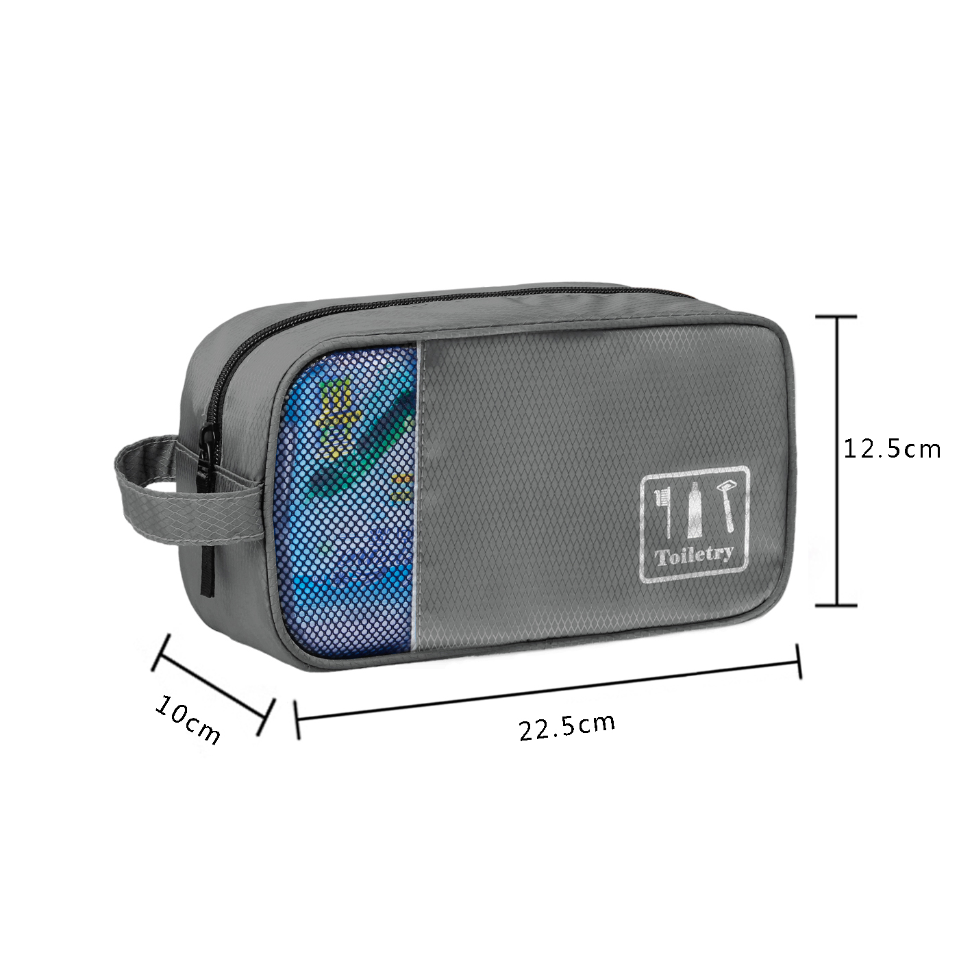 Bagsmart กระเป๋าจัดระเบียบเดินทาง 4 ใบ กันน้ำ พกพาสะดวก ใส่เสื้อผ้า, อุปกรณ์ไอที, อุปกรณ์น้ำ และรองเท้า (Grey)