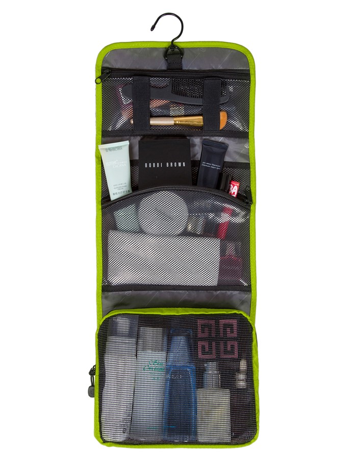 Bagsmart กระเป๋าใส่อุปกรณ์อาบน้ำ คุณภาพสูง ใส่อุปกรณ์อาบน้ำ แขวนได้ สำหรับเดินทาง ท่องเที่ยว (Green)