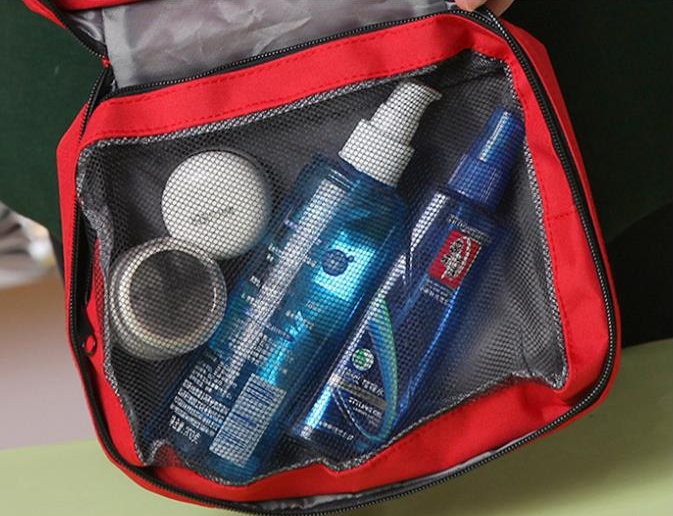 กระเป๋าใส่อุปกรณ์อาบน้ำ คุณภาพดี สำหรับเดินทาง ท่องเที่ยว แขวนได้ กันน้ำ แข็งแรง ทนทาน