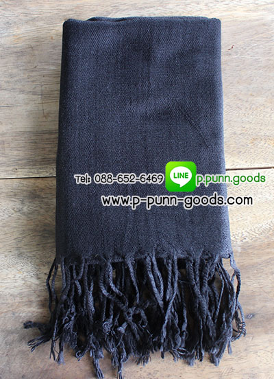 ผ้าคลุมไหล่/ผ้าพันคอ ผ้า Pashmina เนื้อนุ่ม เบา