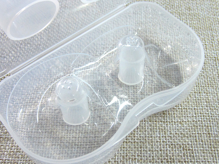 ที่ครอบหัวนมซิลิโคน รุ่นบางพิเศษ ยางป้องกันหัวนมมารดา NanaBaby Nipple Shield