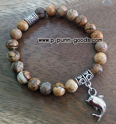 สร้อยข้อมือหิน แจสเปอร์พิคเจอร์