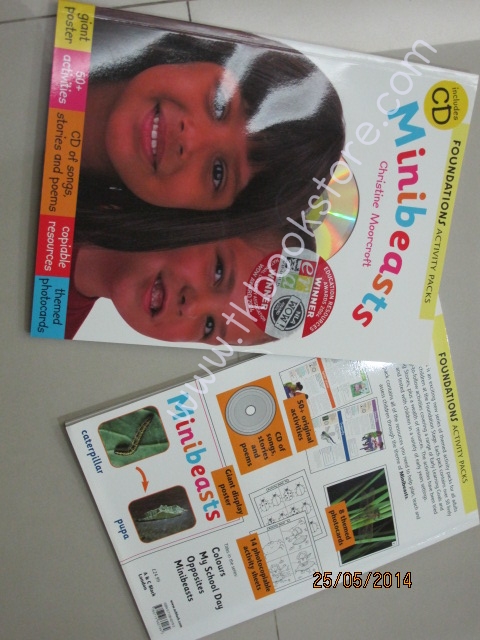 Minibeasts Foundations หนังสือรวมกิจกรรมการสอน แมลง