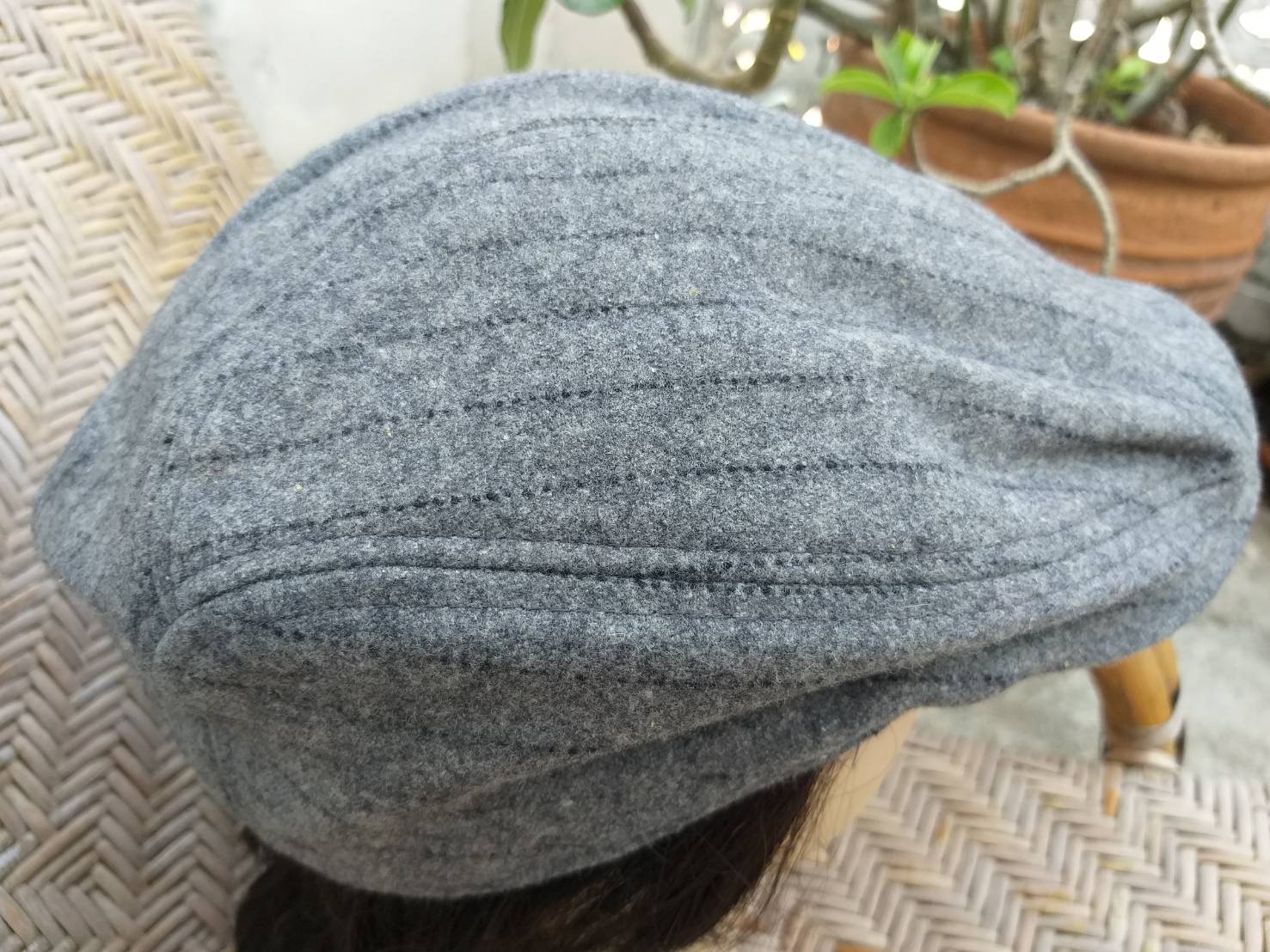 หมวกติงลี่ หมวกแฟลตแค็ป สวยมากใบนี้ (ของใหม่)