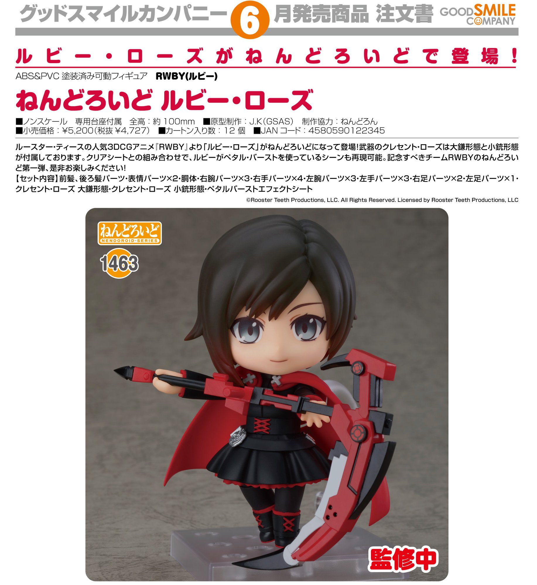 [เปิดจอง] Nendoroid Ruby Rose