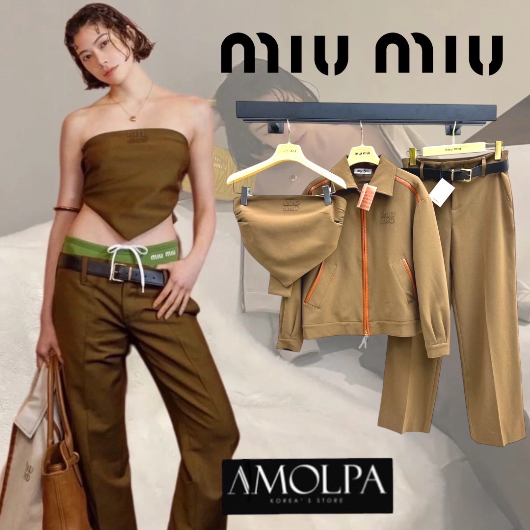 JACKET MIU MIU . ผ้าอย่างเทพ มีน้ำหนักสุดๆ งานสวยน่ารัก ตามช๊อปเลยน๊า ใส่สบาย : สินค้าคุณภาพ (พร้อมส่ง)