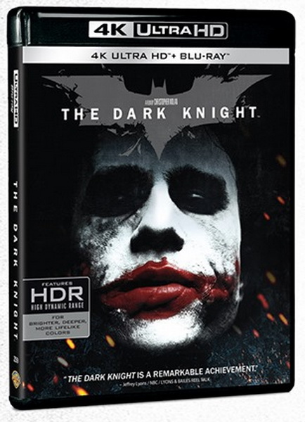 The Dark Knight (2008) แบทแมน อัศวินรัตติกาล (4K Ultra HD + บลูเรย์ปกติ + บลูเรย์สเปเชียลฟีเจอร์) (มีพากย์ไทย)