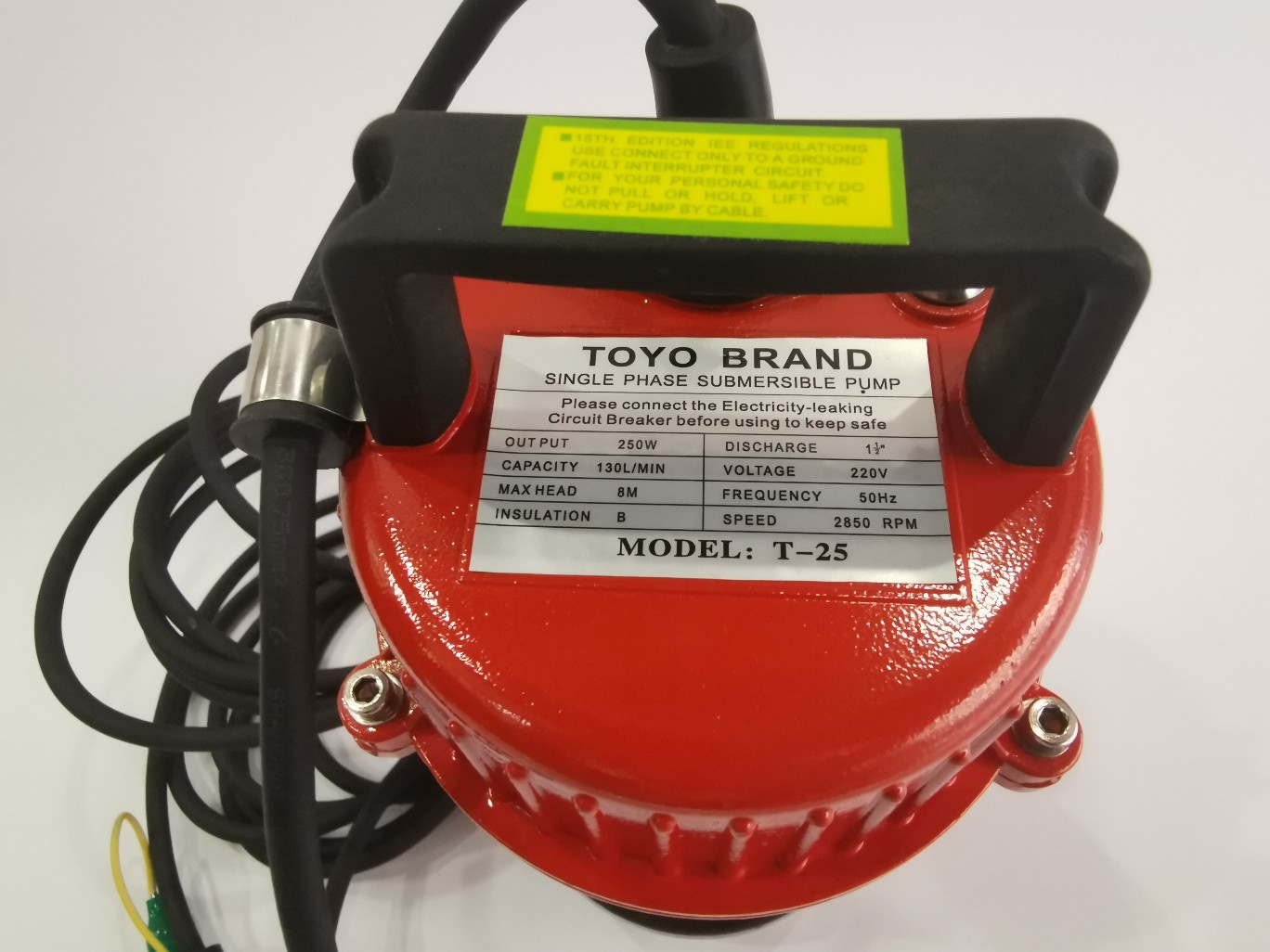 ปั้มแช่ไดโว่ TOYO 1นิ้ว/1.5นิ้ว อย่างดี