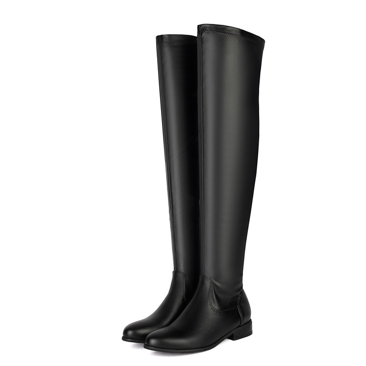 รองเท้าไซส์ใหญ่ 46 48 Long Boot Matte บู้ทยาวไซส์ใหญ่ บู๊ทยาวเหนือเข่าไซส์ใหญ่ CHOWY KR1212