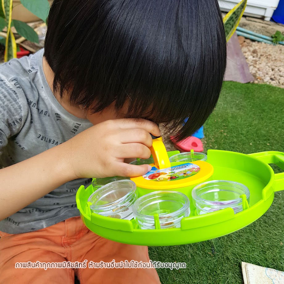 ชุดสะสมแมลงและสำรวจธรรมชาติ กล้องขยาย Microscope ของเล่นวิทยาศาสตร์ เพื่อการเรียนรู้อย่างสนุกสนาน