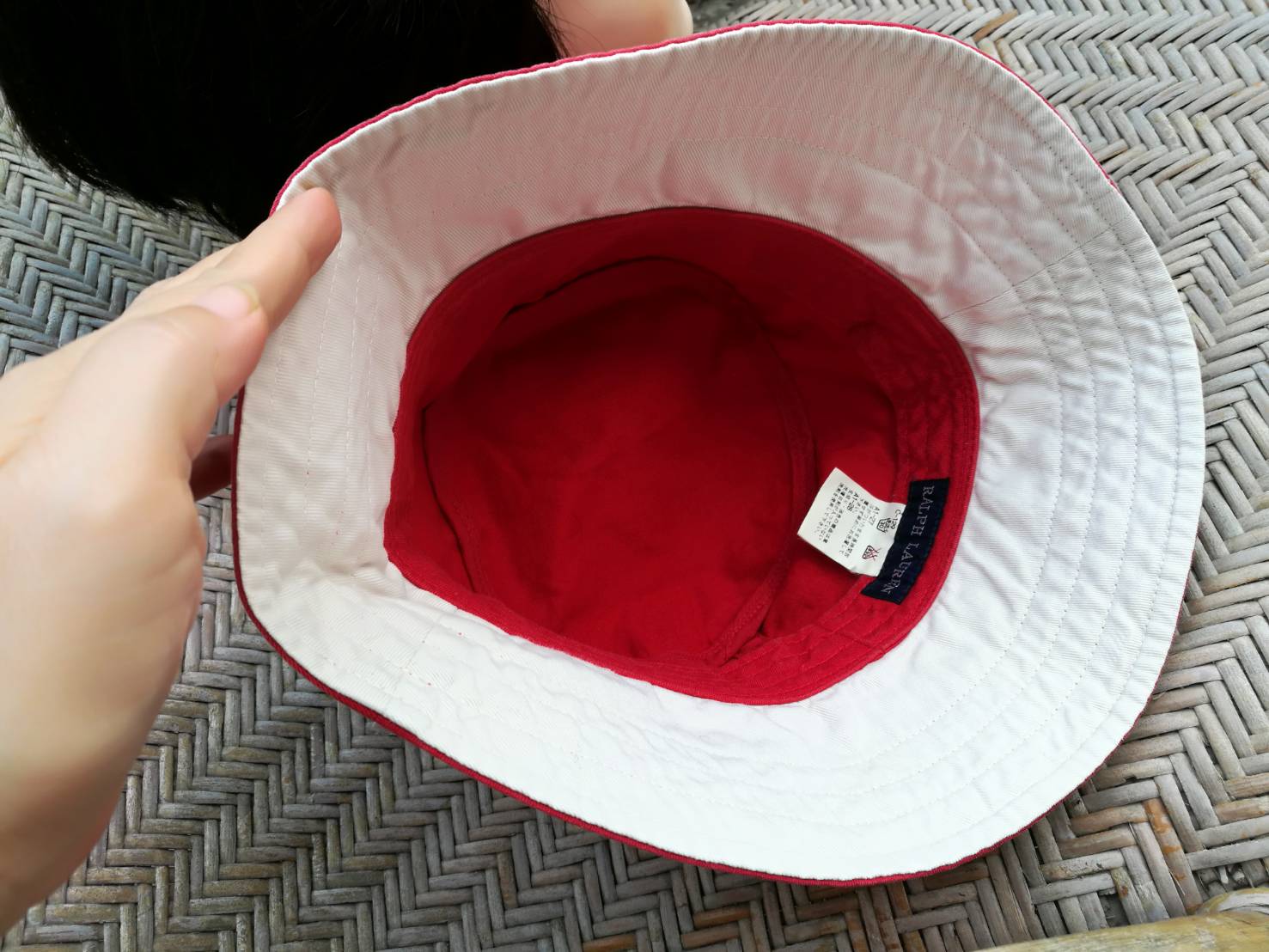 หมวกบักเก็ต POLO สีแดง แหล่มๆ สวยน่าใส่