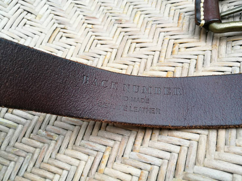 เข็มขัดชาย หนังแท้ BACK NUMBER หล่อมาก