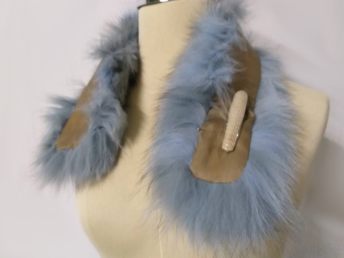 ผ้าพันคอ Fur Fox แท้ นุ่มมากกกก อุ่นมาก สวยมาก