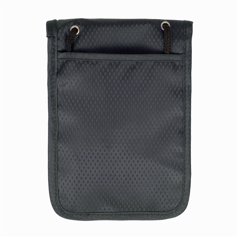 ฺBagsmart กระเป๋าใส่พาสปอร์ตแบบห้อยคอ ป้องกันการขโมยข้อมูลบัตรเครดิตด้วยคลื่น RFID มี 3 สีให้เลือก