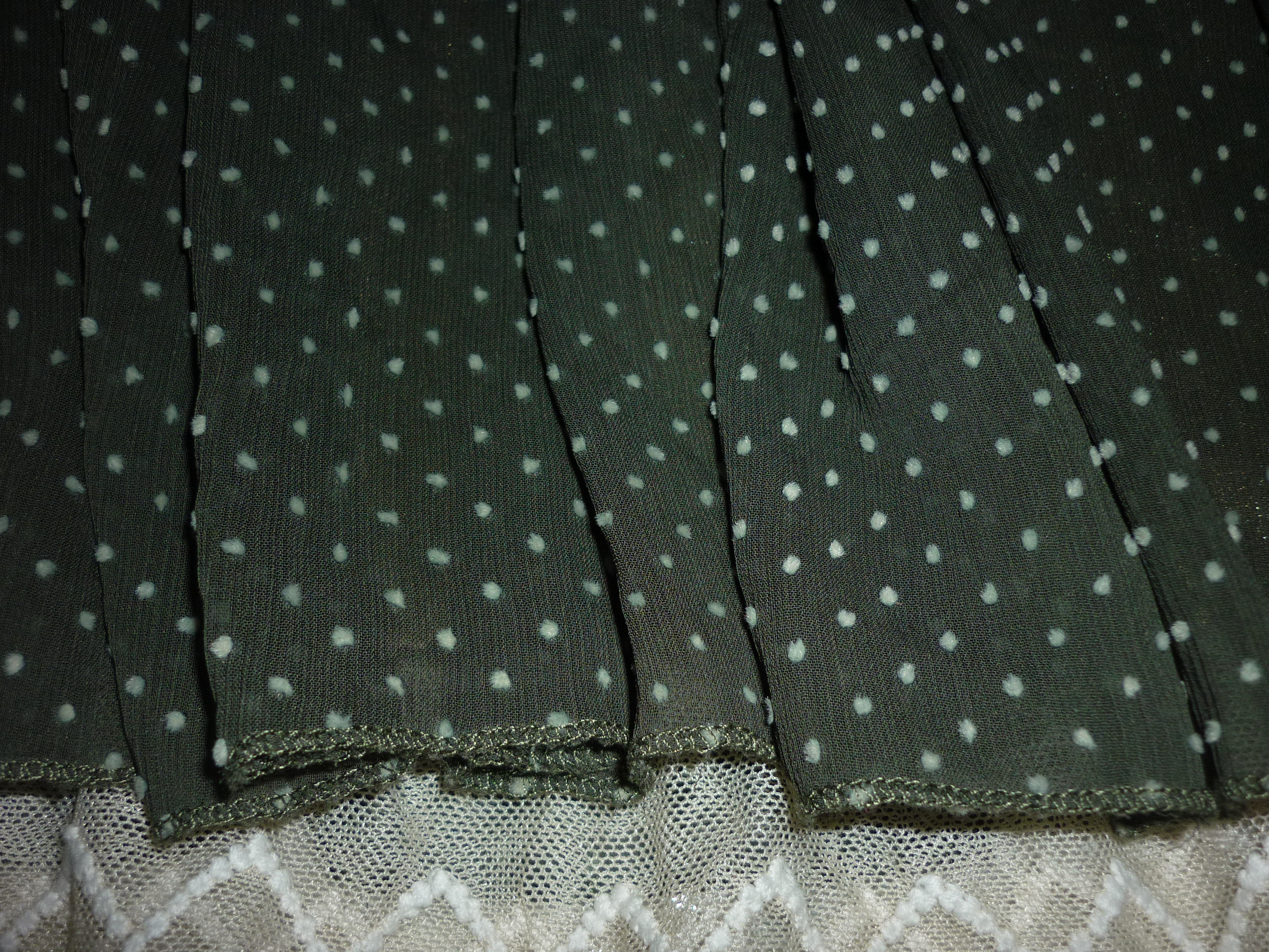 กระโปรงผ้าชีฟอง ดีไซน์ 2 ชั้นลูกไม้ สวยมากตัวนี้ ไซด์ S