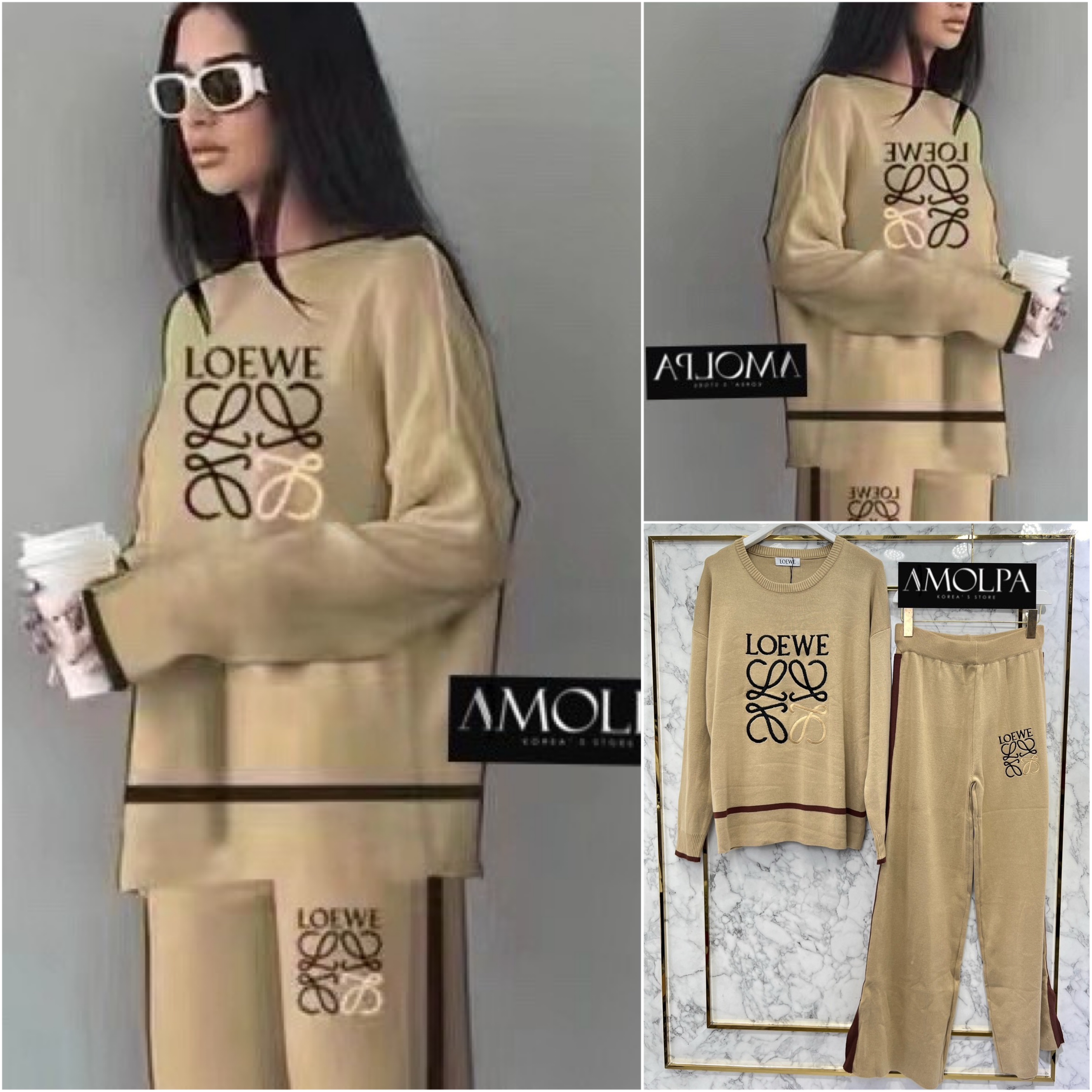 SET LOEWE KNIT งาน HIEND – TOP GRADE ไม่เหมือนใครค่า รุ่นนี้ใส่สบาย เก๋สุดๆ ห้ามพลาดเลยน๊า สวยสุดๆ : สินค้าคุณภาพ (พร้อมส่ง)