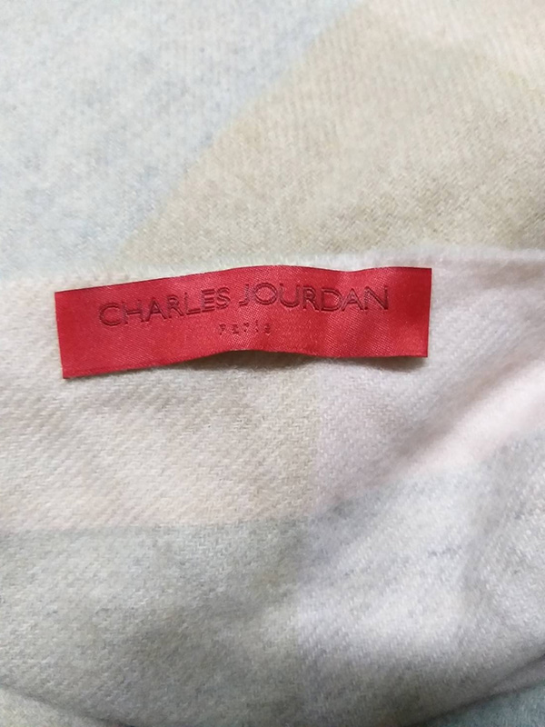 ผ้าคลุมไหล่ ผ้าพันคอแคชเมียร์ CHARLES JOURDAN (ของใหม่)