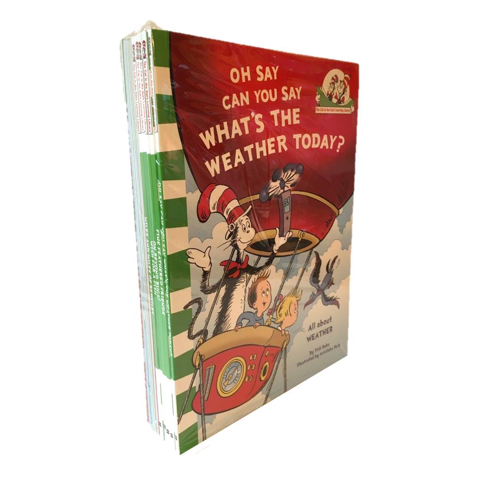 Dr. Seuss The Cat in the Hat 's Learning Library : 10 Book Collection : Laugh and Learn in Fun Facts : เซตหนังสือความรู้กับ ดร ซูสส 10 เล่ม