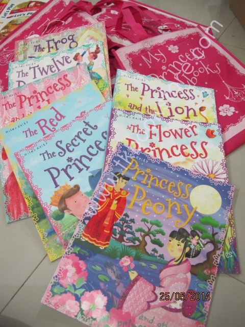 8 of My Princess Story Books Collection เซตหนังสือนิทานเจ้าหญิง 8 เล่ม พร้อมกระเป๋า