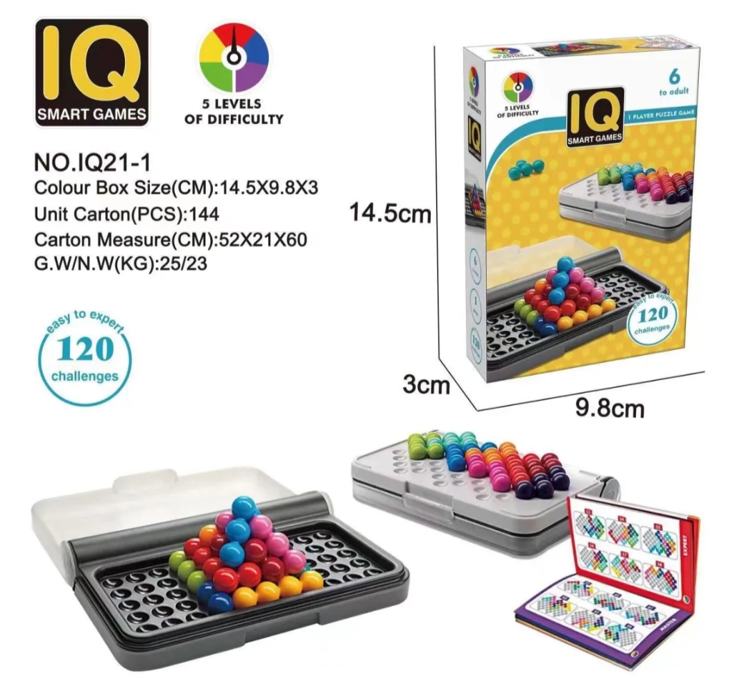 เกมอัจฉริยะ IQ Game 3D Puzzles Board Game