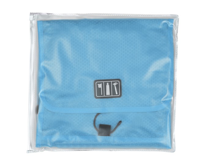 Bagsmart กระเป๋าใส่อุปกรณ์อาบน้ำ คุณภาพสูง ใส่อุปกรณ์อาบน้ำ แขวนได้ สำหรับเดินทาง ท่องเที่ยว (ฺLight Blue)