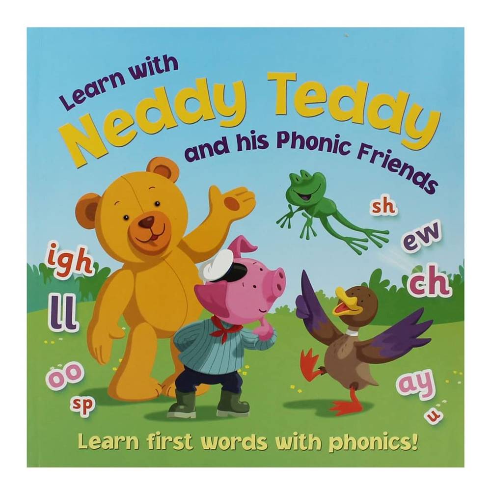 Learn First Words and Phonics With Neddy Teddy And His Friends by Gill Davies หนังสือนิทานโฟนิกส์ หมีน้อยเนดดี้