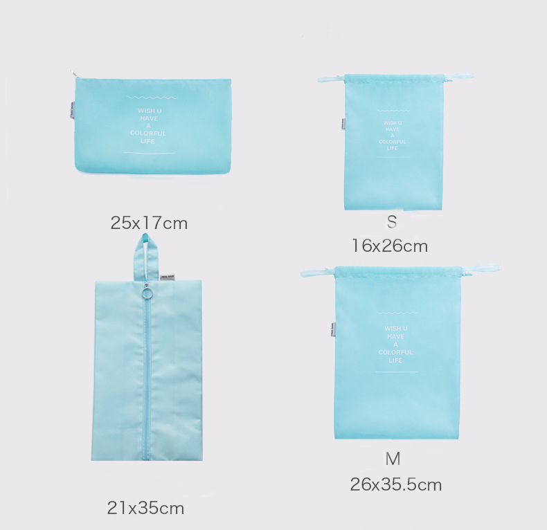 Travel Season กระเป๋าจัดระเบียบเดินทาง 8 ชิ้น สุดคุ้ม จัดกระเป๋าเดินทาง ท่องเที่ยว ใส่เสื้อผ้า ชุดชั้นใน รองเท้า พกพาสะดวก มีให้เลือกถึง 11 ลายสวยงาม