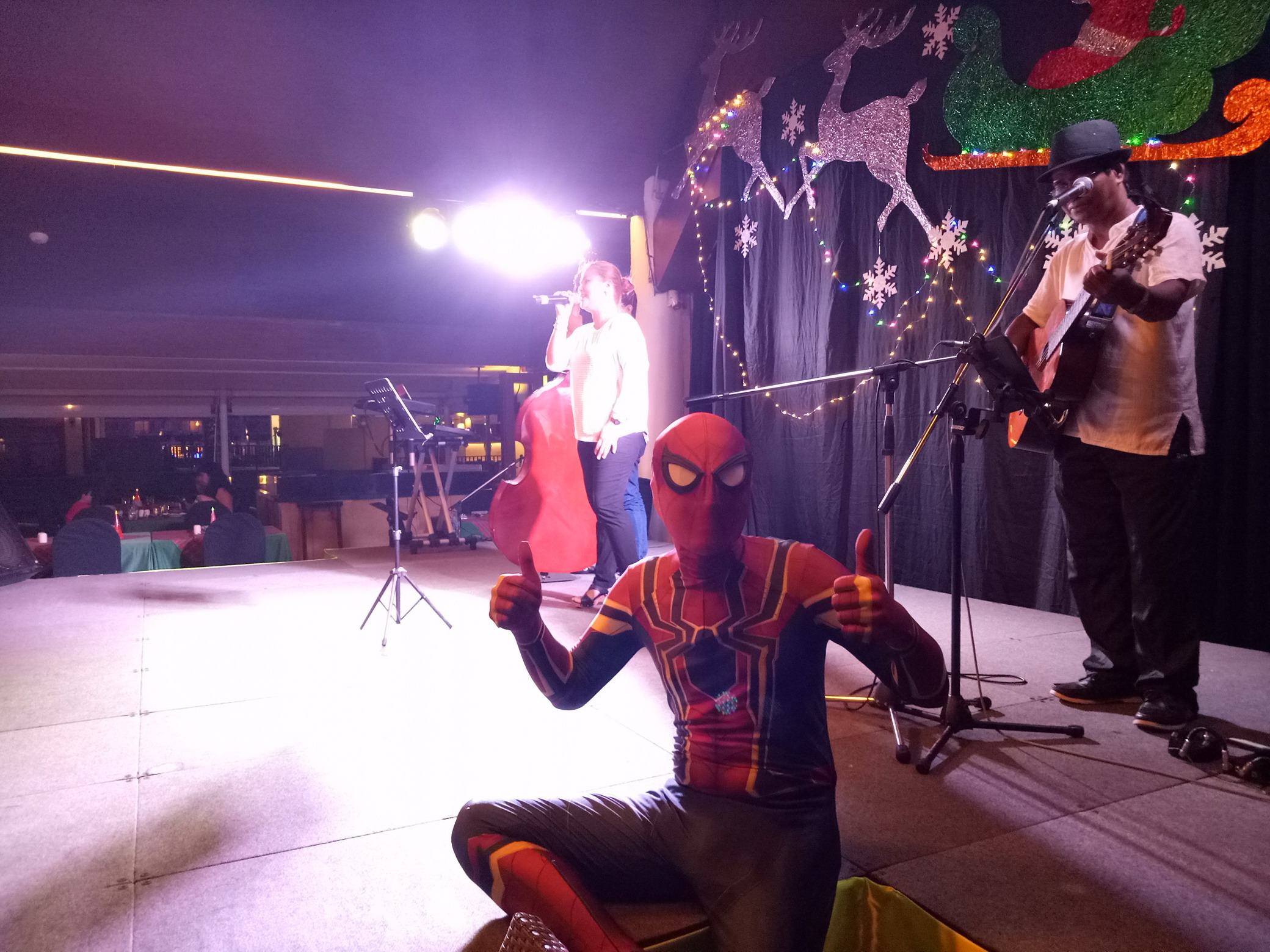 คอสเพลย์ การแสดง โชว์ Show Event อีเว้นท์ งานเลี้ยงสังสรรค์ งานวันเกิด Spider Man Merry Christmas Days 25/12/2560