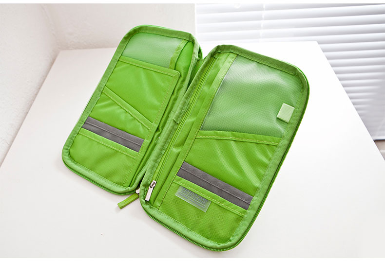 กระเป๋าใส่พาสปอร์ต กระเป๋าใส่หนังสือเดินทาง อเนกประสงค์ มีสายคล้องมือ ใส่เอกสารได้เยอะ พกพาสะดวก กันน้ำ คุณภาพดี