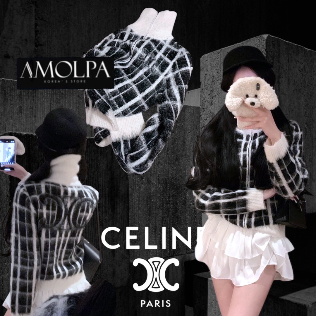 เสื้อไหมพรมคาดิแกน เกรดไฮเอนหนานุ่ม JACKET CELINE KNIT เนื้อผ้าดีม๊าก ผ้าใส่สบายมาก ห้ามพลาด ใส่สบายสุดๆ ใส่สบาย : สินค้าคุณภาพ (พร้อมส่ง)