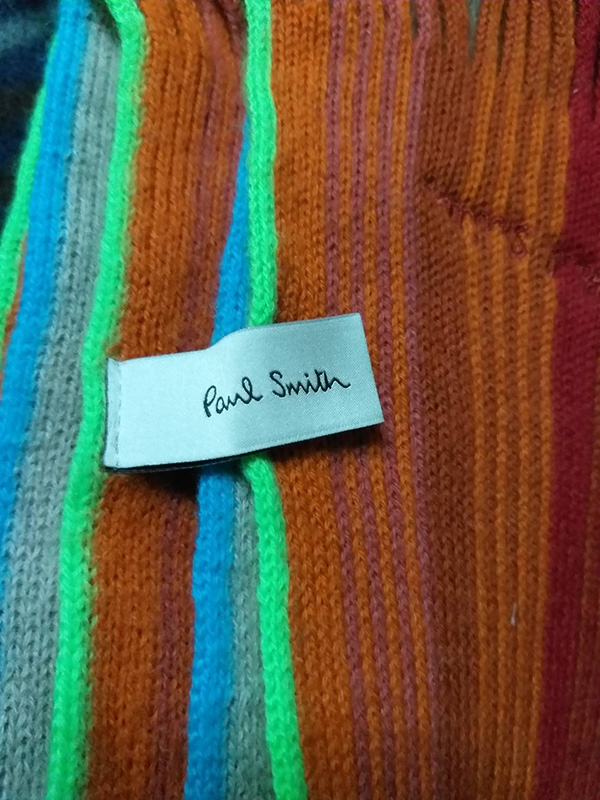 ผ้าพันคอขนสัตว์ Paul Smith (ของใหม่)