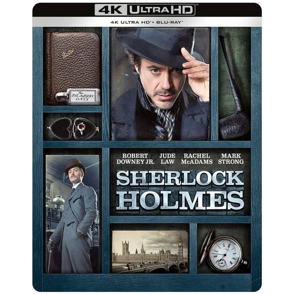 (Pre-Order) (4K+BD Steelbook) Sherlock Holmes (2009) เชอร์ล็อค โฮล์มส์ ดับแผนพิฆาตโลก (มีพากย์ไทย)