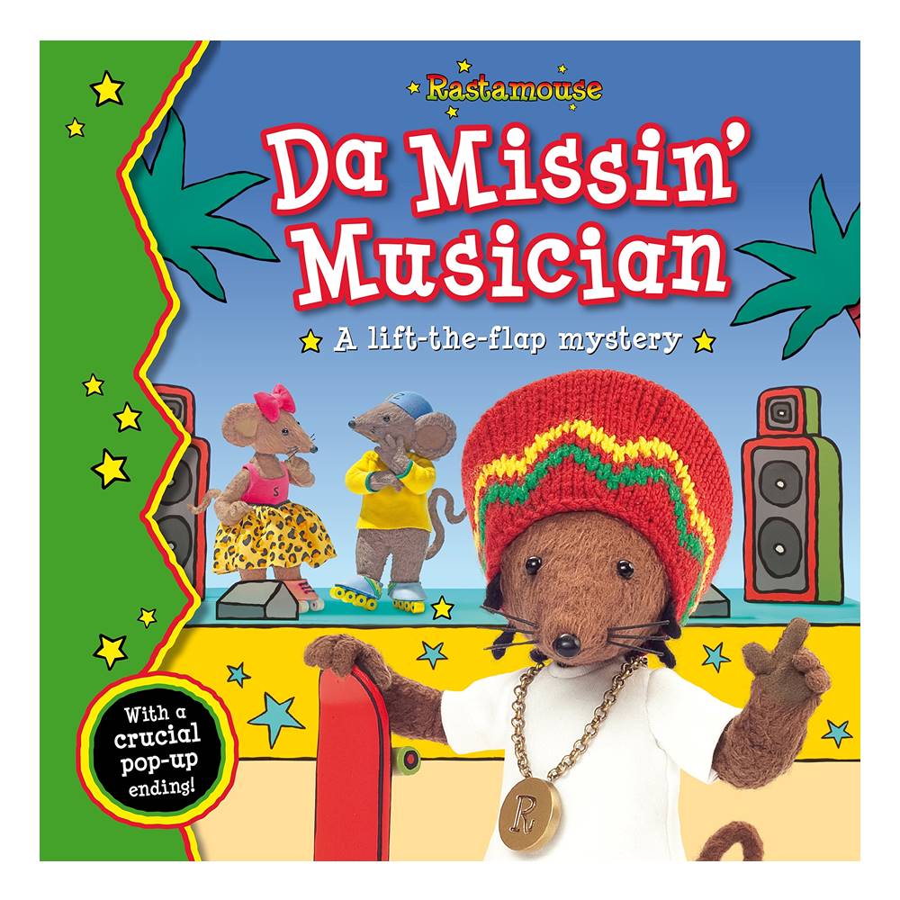 Rastamouse - Da Missin Musician : Lift the flap & pop up interactive book หนังสือพลิกเปิด ป๊อปอัพ หนูนักดนตรี